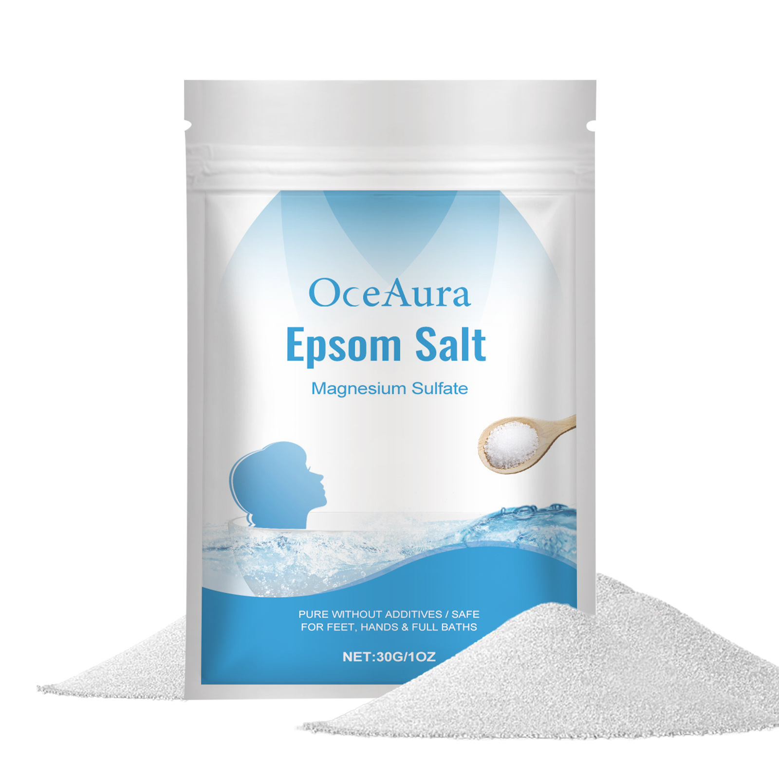 OceAura Epsom Salt Bath Stress - Bath Salts Magnesium 评论和价格