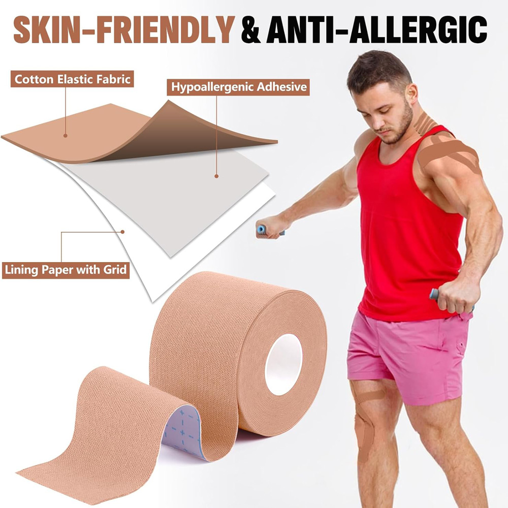5 Roll Kinesiology Tape Precut - Sports Taping Precut 评论和价格
