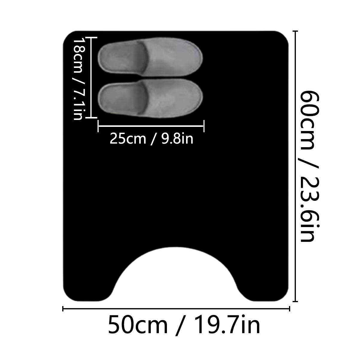 2D flat irregular-shaped toile - Bamboo Bath Mat 评论和价格