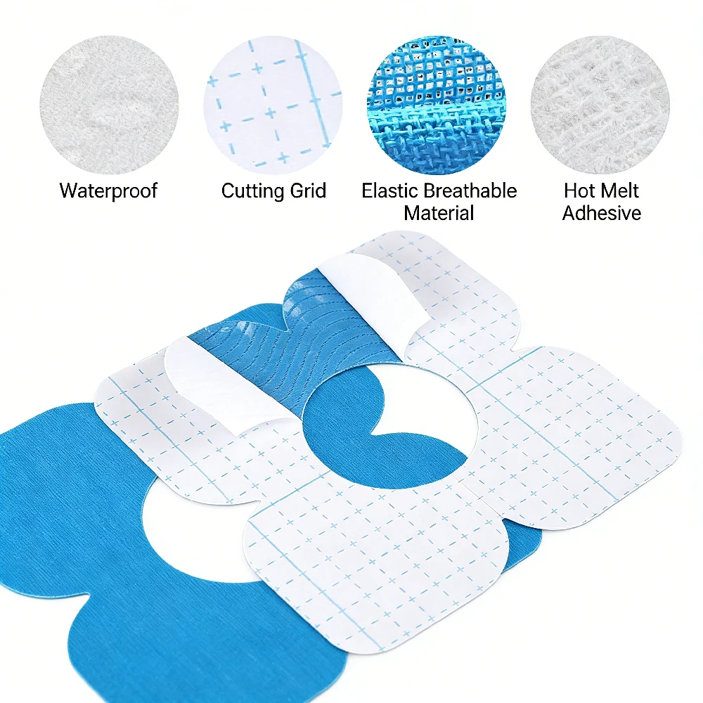 10Pcs Set Pre-Cut Knee Kinesio - Sports Taping Precut 评论和价格